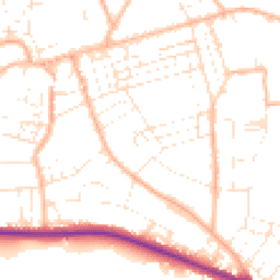 Daytime road noise heatmap for TA24 5LD