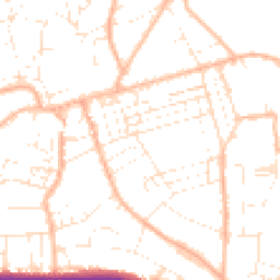 Daytime road noise heatmap for TA24 5PF