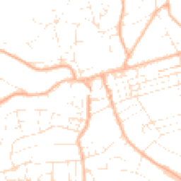 Daytime road noise heatmap for TA24 5TR