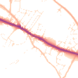 Daytime road noise heatmap for TA24 6BG