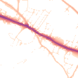 Daytime road noise heatmap for TA24 6BL