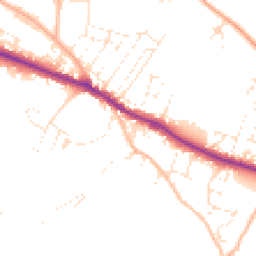 Daytime road noise heatmap for TA24 6BW