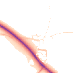 Daytime road noise heatmap for TA24 6EX