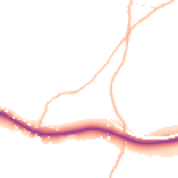 Daytime road noise heatmap for TA24 6HG