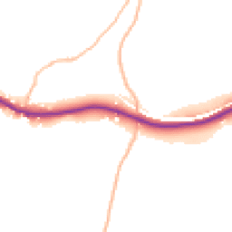 Daytime road noise heatmap for TA24 6HQ