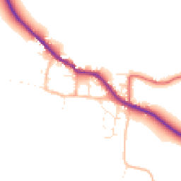 Daytime road noise heatmap for TA24 6LR