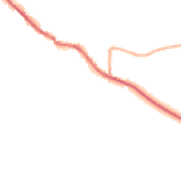 Night-time road noise heatmap for TA24 6LS