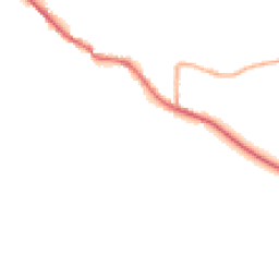 Night-time road noise heatmap for TA24 6LT