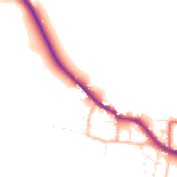 Daytime road noise heatmap for TA24 6NH