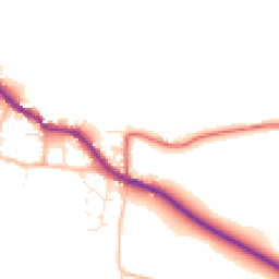 Daytime road noise heatmap for TA24 6NU