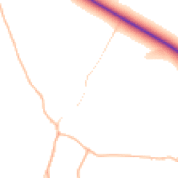 Daytime road noise heatmap for TA24 6QB