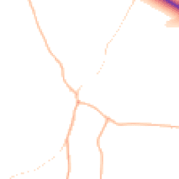 Daytime road noise heatmap for TA24 6RP