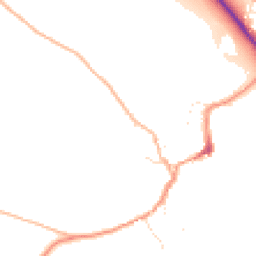 Daytime road noise heatmap for TA24 6RT