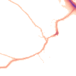 Daytime road noise heatmap for TA24 6SA