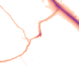 Daytime road noise heatmap for TA24 6SQ