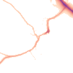 Daytime road noise heatmap for TA24 6SY