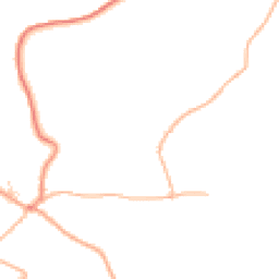 Daytime road noise heatmap for TA24 7AN