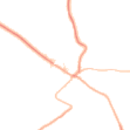 Daytime road noise heatmap for TA24 7AU