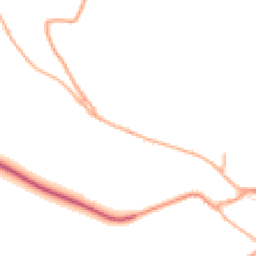 Daytime road noise heatmap for TA24 7QG