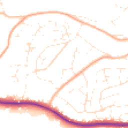 Daytime road noise heatmap for TA24 8AP