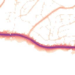 Daytime road noise heatmap for TA24 8BA