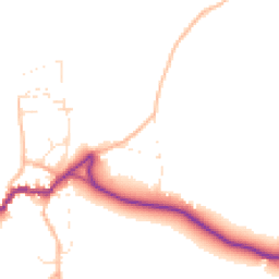 Daytime road noise heatmap for TA24 8JB
