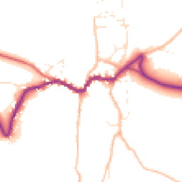 Daytime road noise heatmap for TA24 8LB