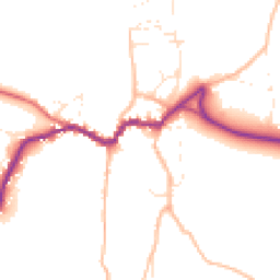 Daytime road noise heatmap for TA24 8LE
