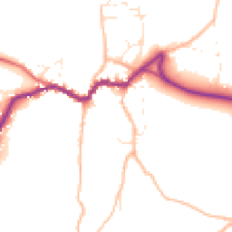Daytime road noise heatmap for TA24 8LH