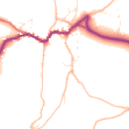Daytime road noise heatmap for TA24 8LZ
