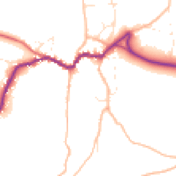 Daytime road noise heatmap for TA24 8NA