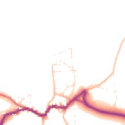 Daytime road noise heatmap for TA24 8NG