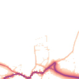 Daytime road noise heatmap for TA24 8NJ