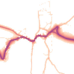 Daytime road noise heatmap for TA24 8PT
