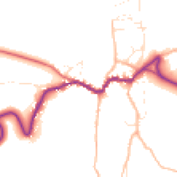 Daytime road noise heatmap for TA24 8PY