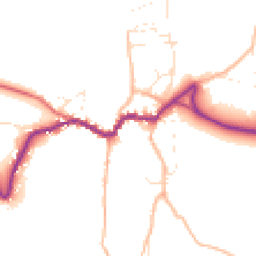 Daytime road noise heatmap for TA24 8PZ