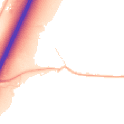 Daytime road noise heatmap for TA3 5AB