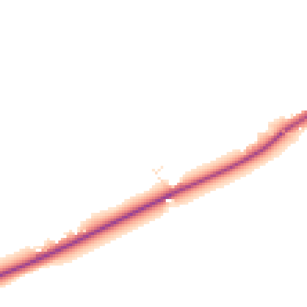 Daytime road noise heatmap for TA3 5AR