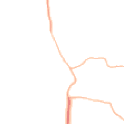 Daytime road noise heatmap for TA3 5AZ