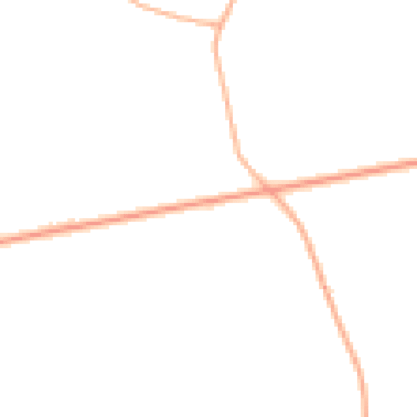 Daytime road noise heatmap for TA3 5BE