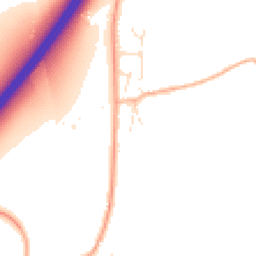 Daytime road noise heatmap for TA3 5EL