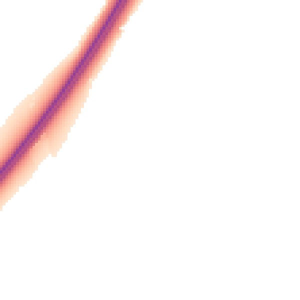 Night-time road noise heatmap for TA3 5EP