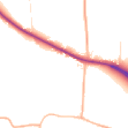 Daytime road noise heatmap for TA3 5HR