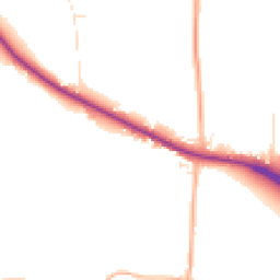 Daytime road noise heatmap for TA3 5HU