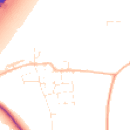 Daytime road noise heatmap for TA3 5JF