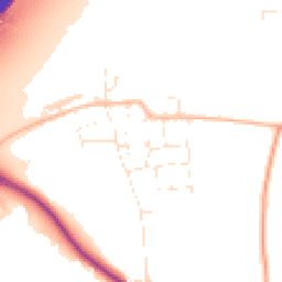 Daytime road noise heatmap for TA3 5JH