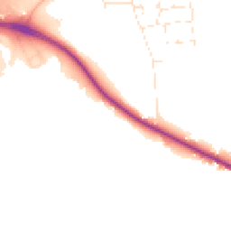 Daytime road noise heatmap for TA3 5LS