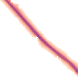 Night-time road noise heatmap for TA3 5NG