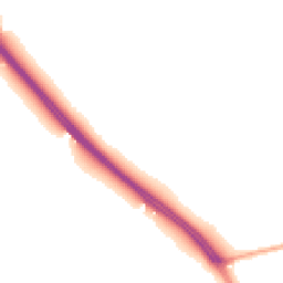 Night-time road noise heatmap for TA3 5NL
