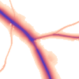 Daytime road noise heatmap for TA3 5NN